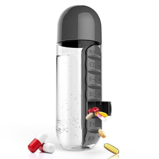 Blisswell™ - 3 - in - 1 Pillbox Water Bottle (50% Off) - Evesbury