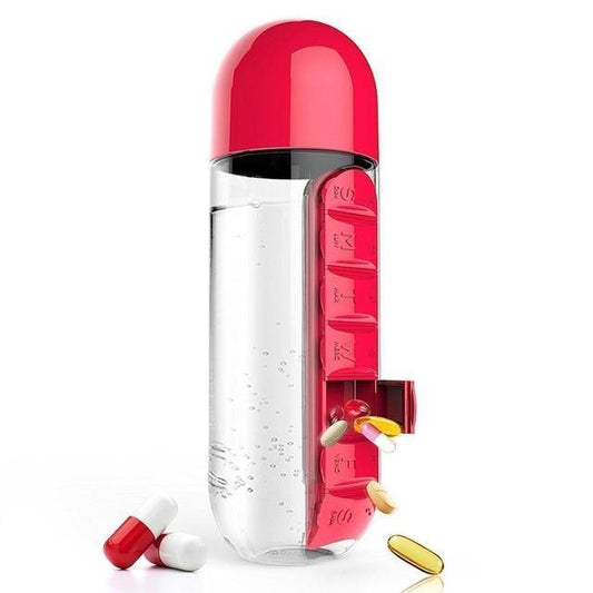 Blisswell™ - 3 - in - 1 Pillbox Water Bottle (50% Off) - Evesbury