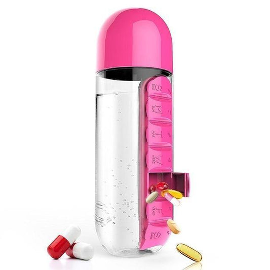Blisswell™ - 3 - in - 1 Pillbox Water Bottle (50% Off) - Evesbury