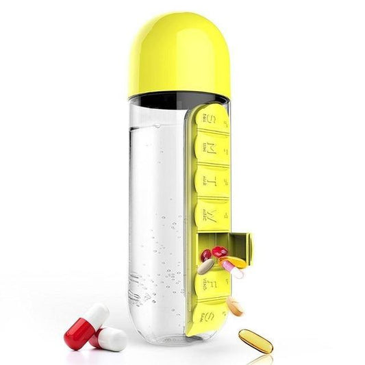 Blisswell™ - 3 - in - 1 Pillbox Water Bottle (50% Off) - Evesbury