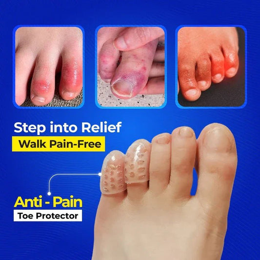 Feeluxe™ - Anti - Friction Silicone Toe Protectors (2+3 Free) - Evesbury