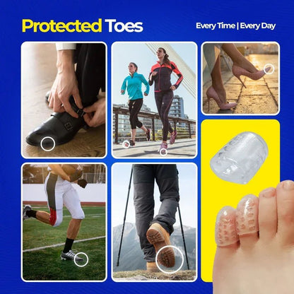 Feeluxe™ - Anti - Friction Silicone Toe Protectors (2+3 Free) - Evesbury