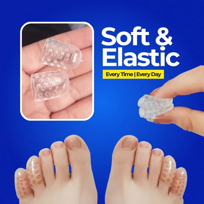 Feeluxe™ - Anti - Friction Silicone Toe Protectors (2+3 Free) - Evesbury