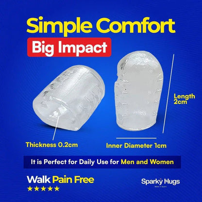 Feeluxe™ - Anti - Friction Silicone Toe Protectors (2+3 Free) - Evesbury