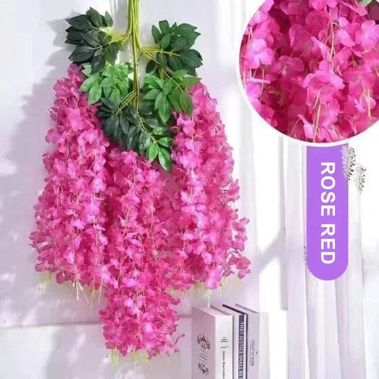 Florenza™ - Artificial Wisteria Flowers For an Elegant Home (12 Pieces) - Evesbury
