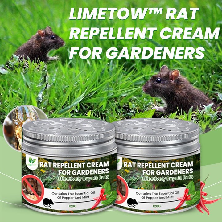 LIMETOW™ - Rat Repellent Cream for Gardeners (1+1 Free) - Evesbury