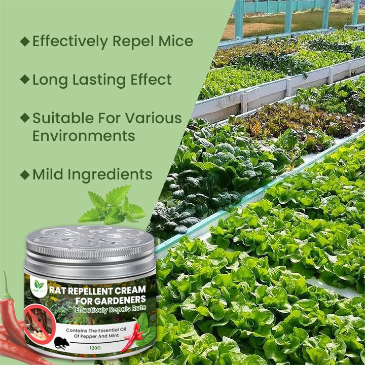 LIMETOW™ - Rat Repellent Cream for Gardeners (1+1 Free) - Evesbury
