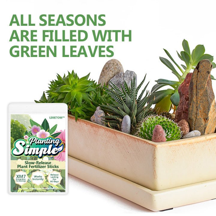 LIMETOW™ - Slow - Release Plant Fertilizer Sticks (1+1 Free) - Evesbury