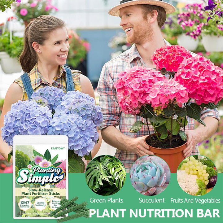 LIMETOW™ - Slow - Release Plant Fertilizer Sticks (1+1 Free) - Evesbury