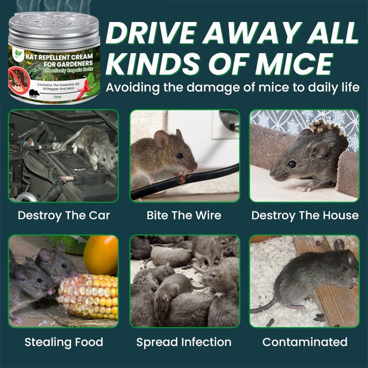 LIMETOW™ - Rat Repellent Cream for Gardeners (1+1 Free) - Evesbury