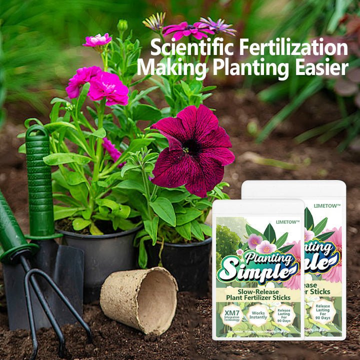 LIMETOW™ - Slow - Release Plant Fertilizer Sticks (1+1 Free) - Evesbury