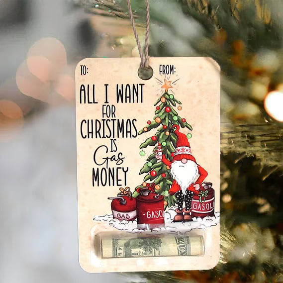 Givelle™ – Wooden Christmas Gift Money Holder