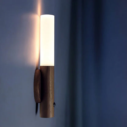 Lumiglow™ – Motion-Sensing Wooden LED Wall Light (1+1 Free)