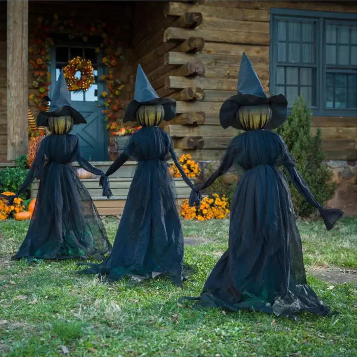 Hex Sisters™ – Glowing Pumpkin Witches for Spooky Nights