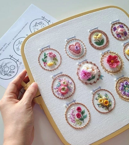 Florvenna™ – Hand-Stitched Floral Keepsake Craft Kit (50%)