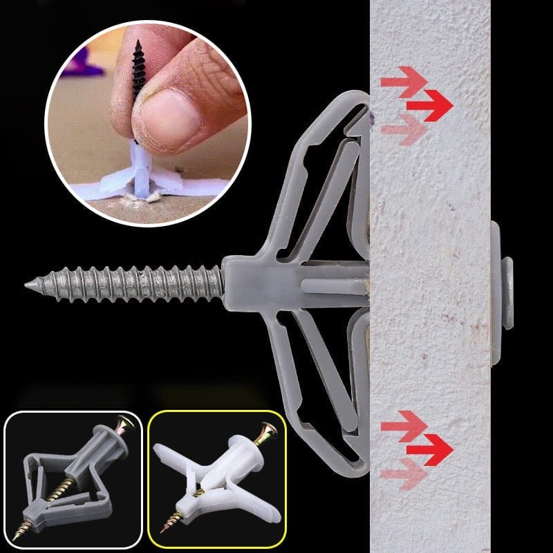 Plastrox™ – Secure-Mount Anchors for Drywall & Plaster (50% Off)