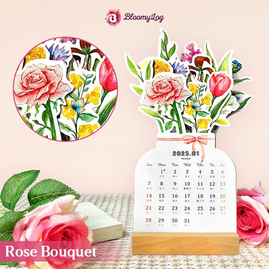 BloomyLog™ - 2025 Flower Calendar For A Fresh Start (50% Off)