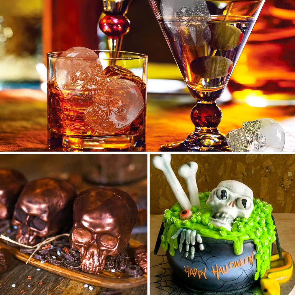 BrewBones™ – Flexible Skull Mold for Fun Creations (50% Off)