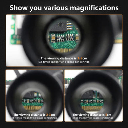 MagniPro™ – LED Magnifying Glasses with Interchangeable Lenses (50% Off)