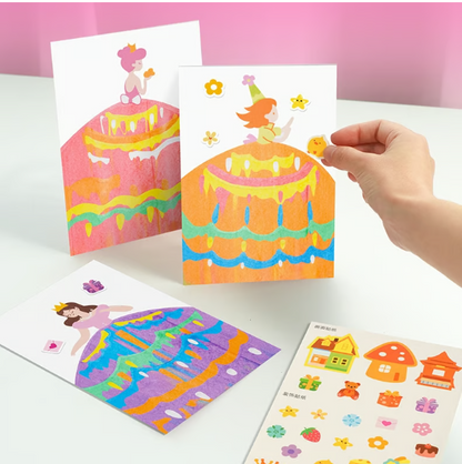 CraftWhirl™ - Colorful Scratch Painting Activity Kit (50% Off)