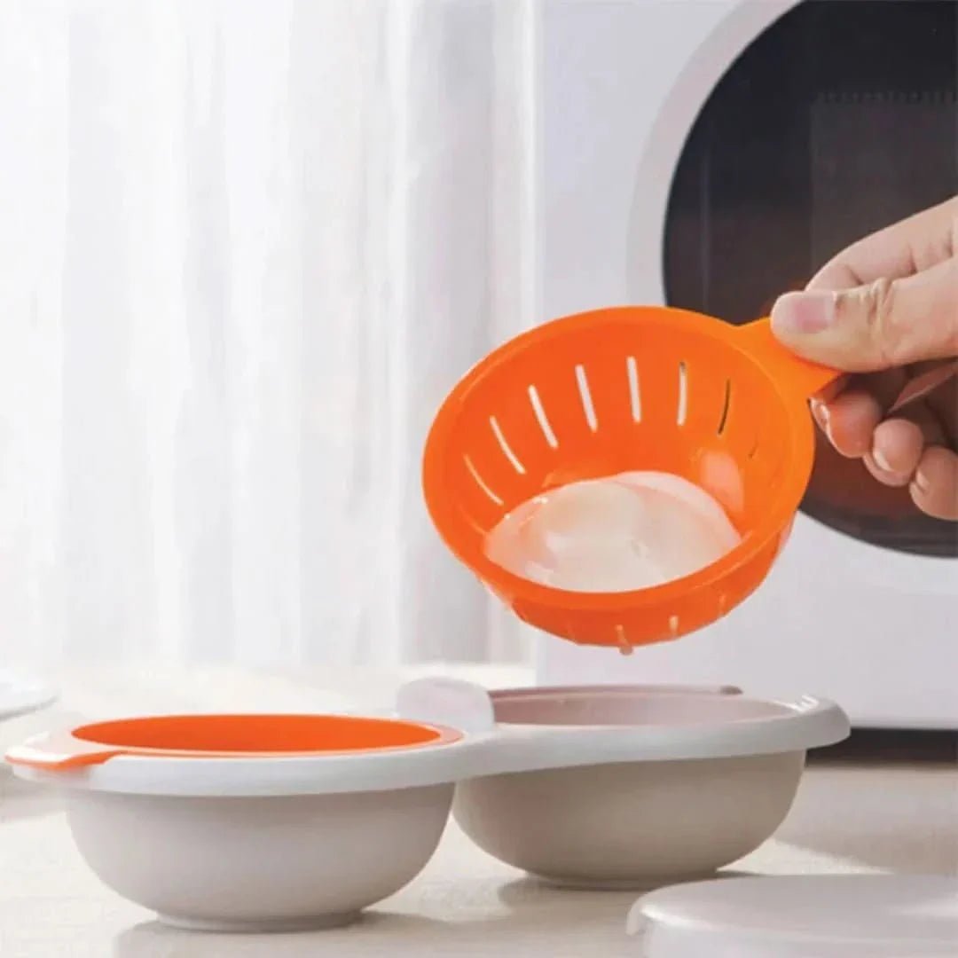 Culinara™ - microwave egg poacher for quick, perfect eggs (50% off) - Evesbury