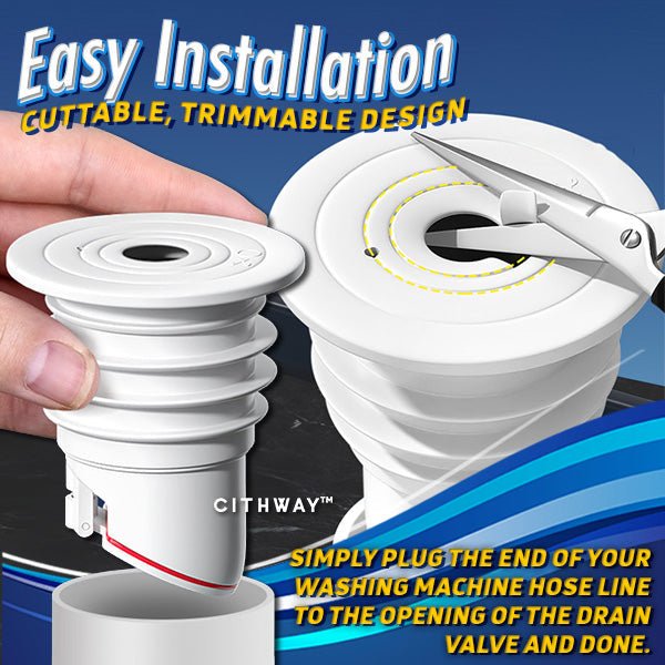 Cithway™ - Laundry Drain Valve for Preventing Backflow (50% Off) - Evesbury
