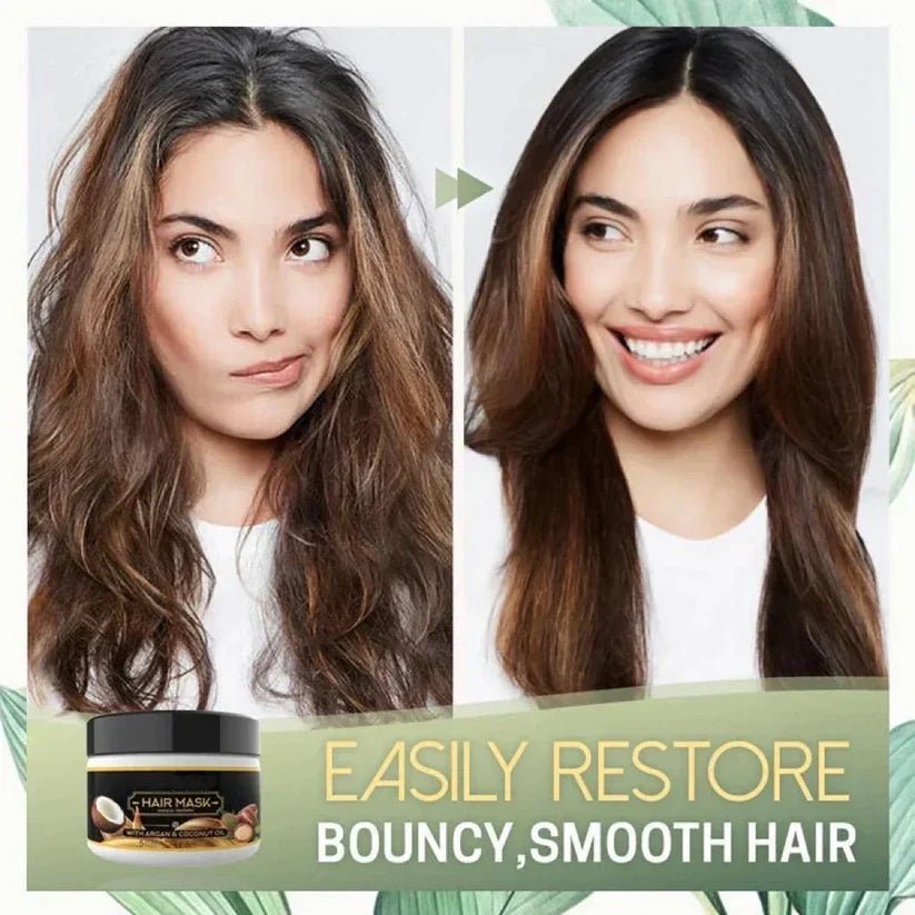 Keratex™ - Keratin Silk & Gloss Hair Mask (1+1 Free) - Evesbury