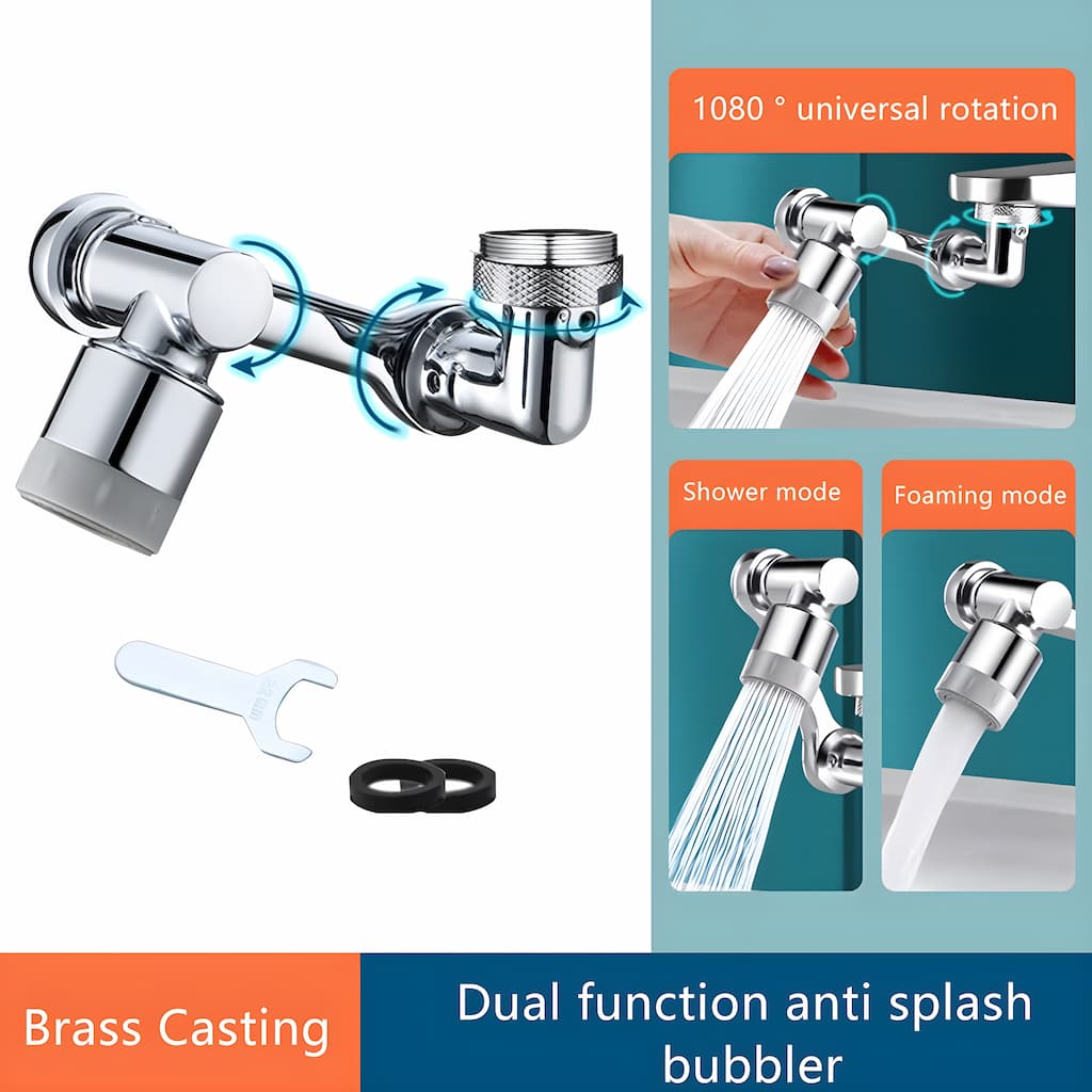 Barea™ - Universal 1080° Rotating Robot Faucet (50% Off)