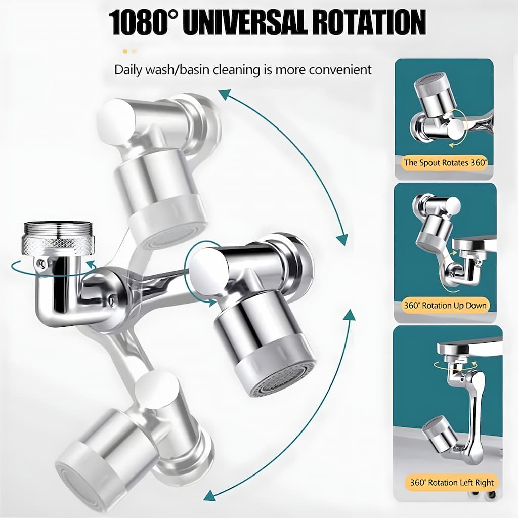 Barea™ - Universal 1080° Rotating Robot Faucet (50% Off)