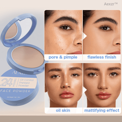 Aexzr™ - 24H Oil Control Powder for Matte Finish (1+1 Free) - Evesbury