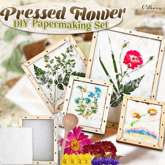 Cithway™ - Pressed Flower DIY Papermaking Set (30% Off) - Evesbury