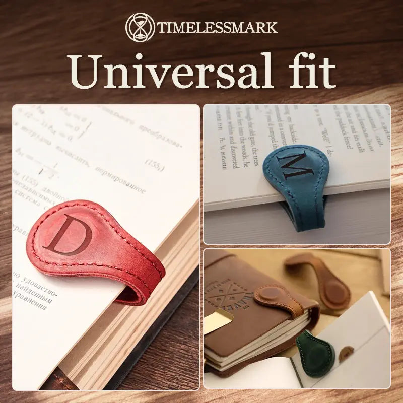 TImelessMark™ - Personalized Magnetic Leather Bookmark (50% Off)
