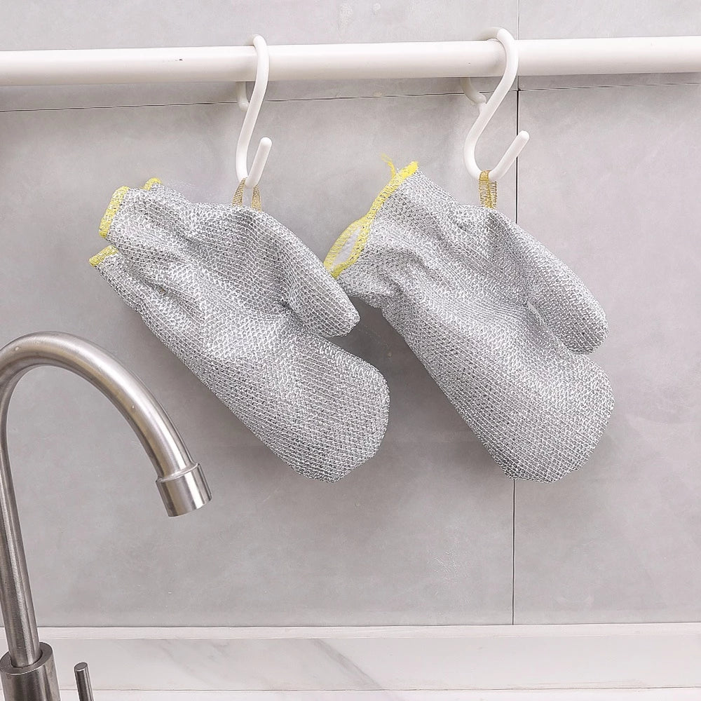 SteelGuard™ - Effortless, Hygienic Dishwashing Gloves (50% Off)