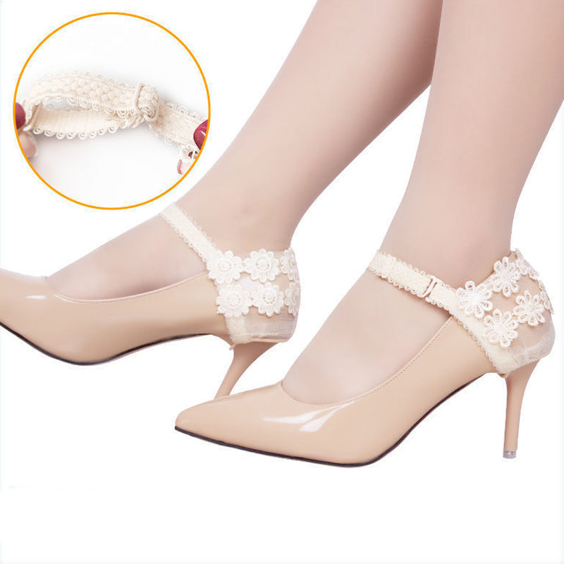 Feeluxe™ - Elegant Lace Heel Straps With Secure Fit (1+1 Free)