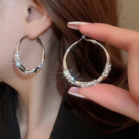 Zirenza™ - Elegant Zirconia Hoop Earrings (50% Off)