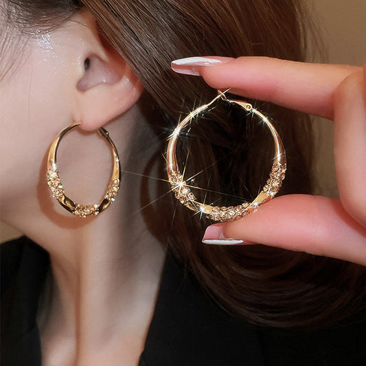 Zirenza™ - Elegant Zirconia Hoop Earrings (50% Off)