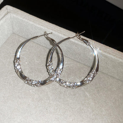Zirenza™ - Elegant Zirconia Hoop Earrings (50% Off)