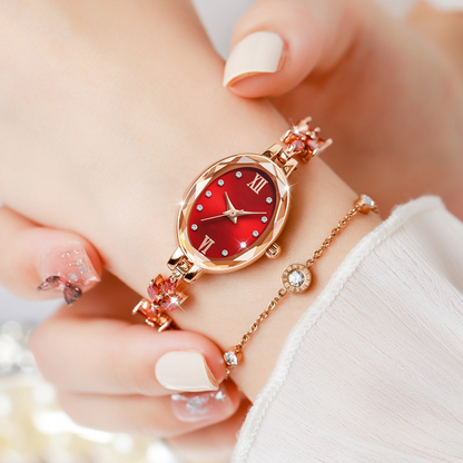 Quartzelle™ – Timeless Daily Watch with Subtle Sparkle (50%)