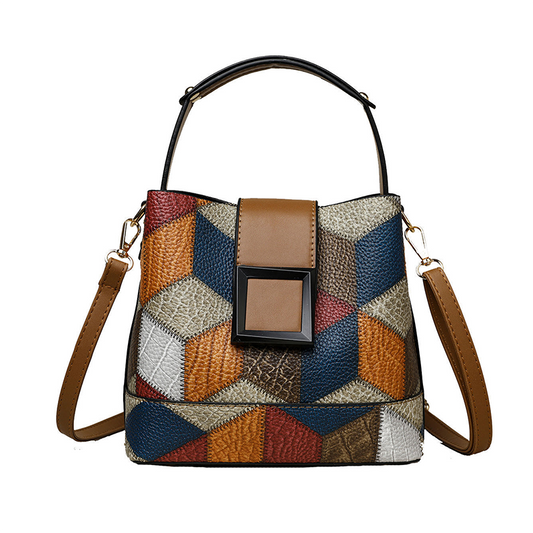 Ellabour™ – Structured Buckle Soft PU Leather Bag (60% Off)
