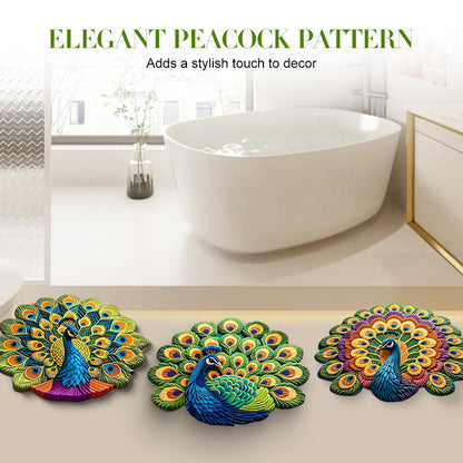 Caurelle™ – Elegant Non-Slip Peacock Mat (50% Off)