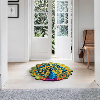 Caurelle™ – Elegant Non-Slip Peacock Mat (50% Off)