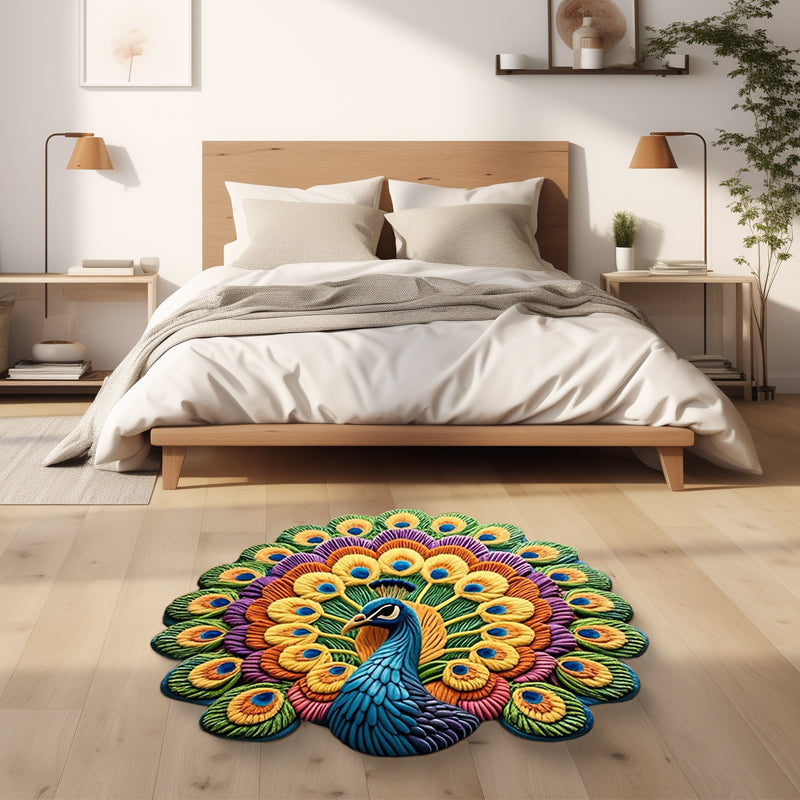 Caurelle™ – Elegant Non-Slip Peacock Mat (50% Off)