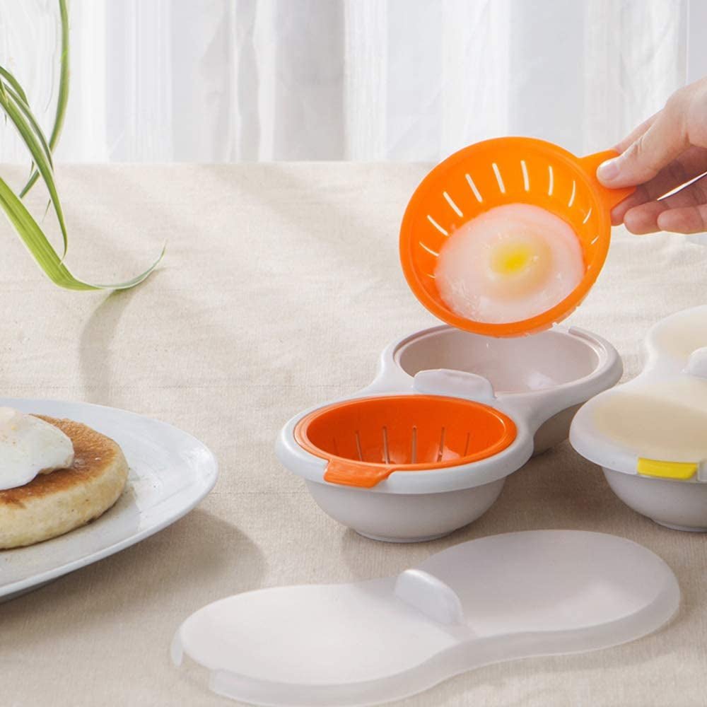 Culinara™ - microwave egg poacher for quick, perfect eggs (50% off) - Evesbury