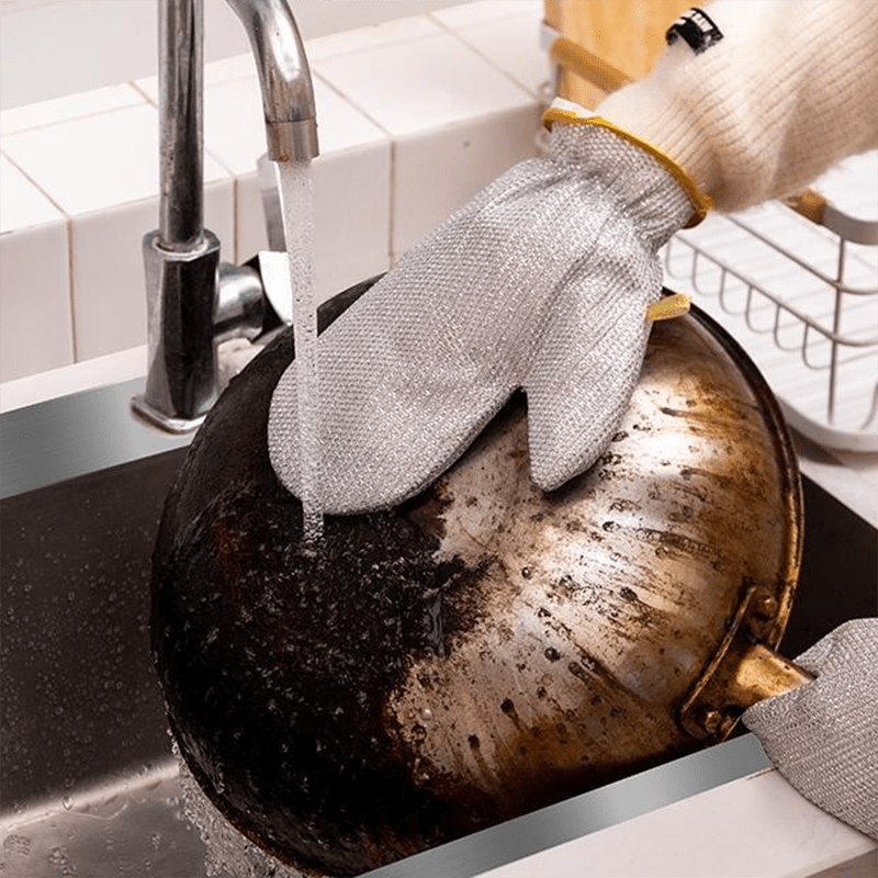 SteelGuard™ - Effortless, Hygienic Dishwashing Gloves (50% Off) - Evesbury
