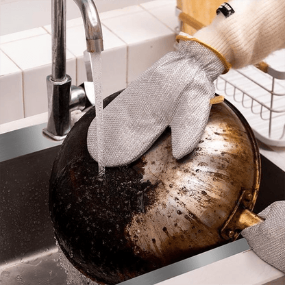 SteelGuard™ - Effortless, Hygienic Dishwashing Gloves (50% Off) - Evesbury