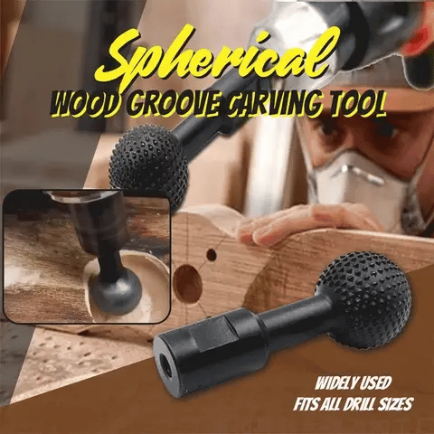 Stumpster™ - Spherical Wood Groove Carving Tool